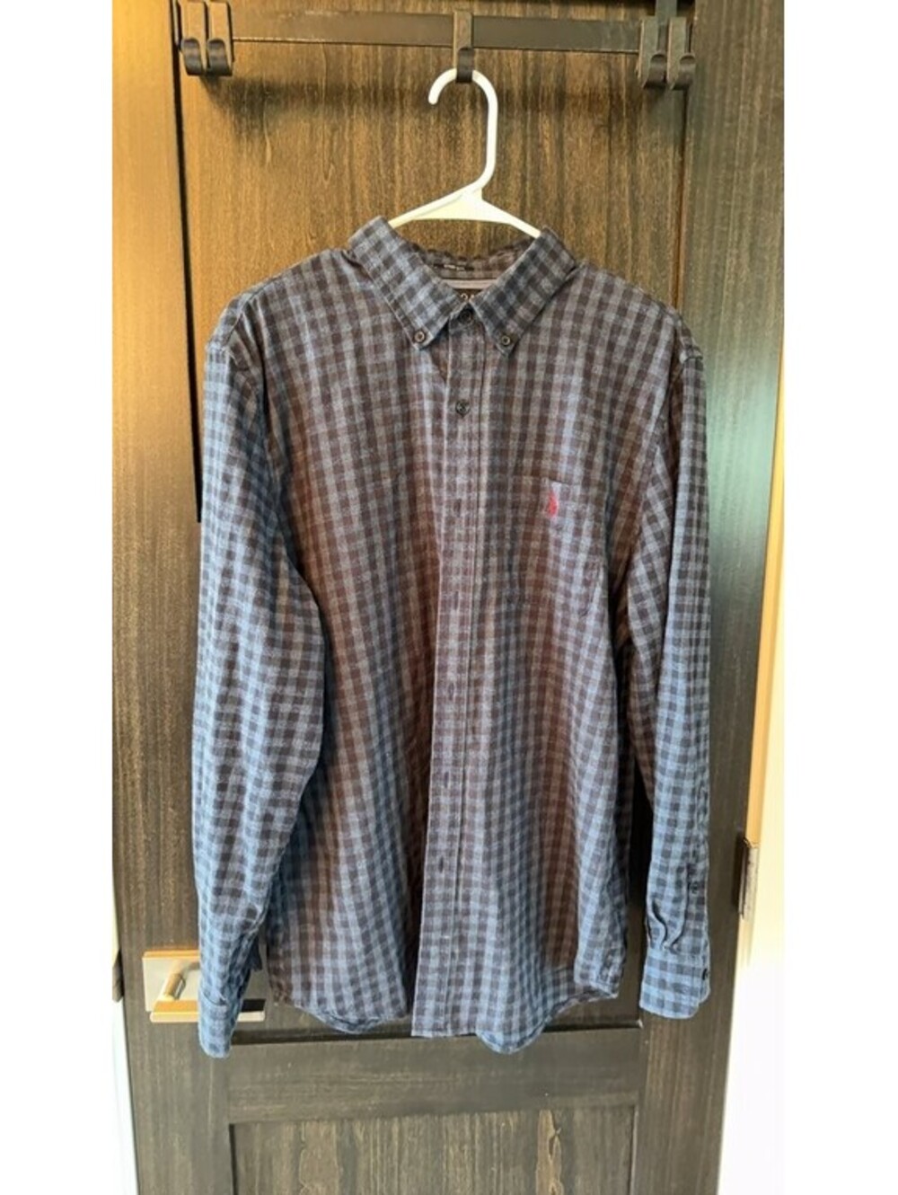U.S. Polo Assn. Men's Checkered Button-Down Shirt 0120
